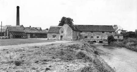 Historic Crawley Mill building and chimney